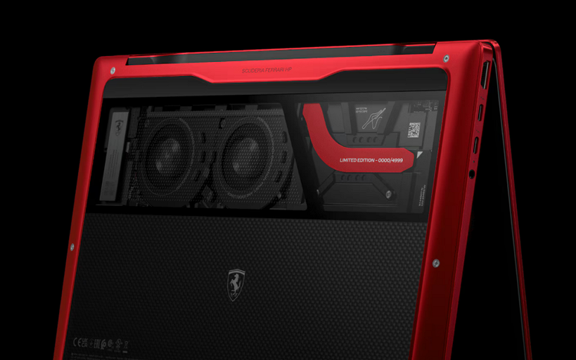Безумно дорого: HP выпустила ноутбук в дизайне Ferrari из премиальных материалов
