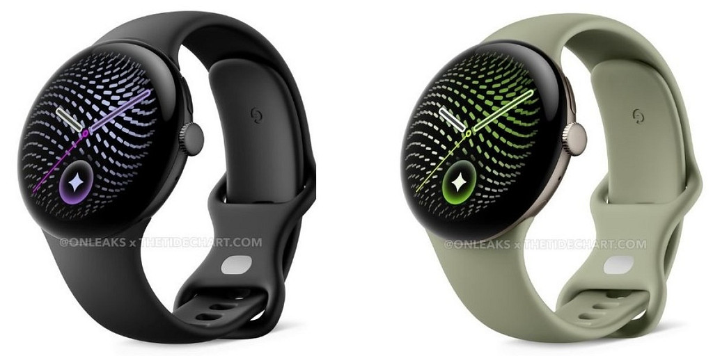 Google почти не изменила Pixel Watch 5. В сеть утекли официальные рендеры новых смарт-часов