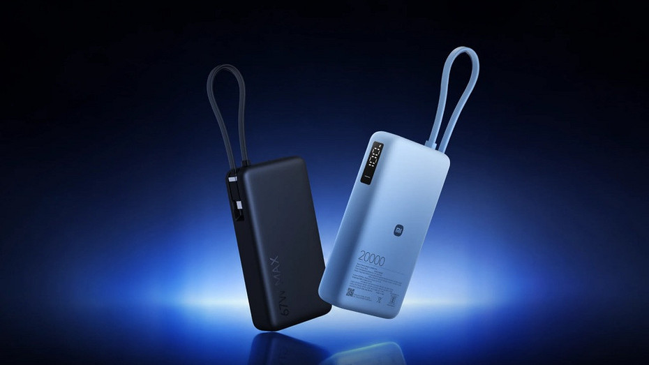 Мощности хватит даже для ноутбуков! Xiaomi представила компактный пауэрбанк на 20 000 мАч с дисплеем