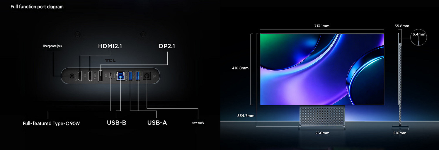 TCL представила идеальные OLED-мониторы для Mac. Они в разы дешевле Apple Studio Display