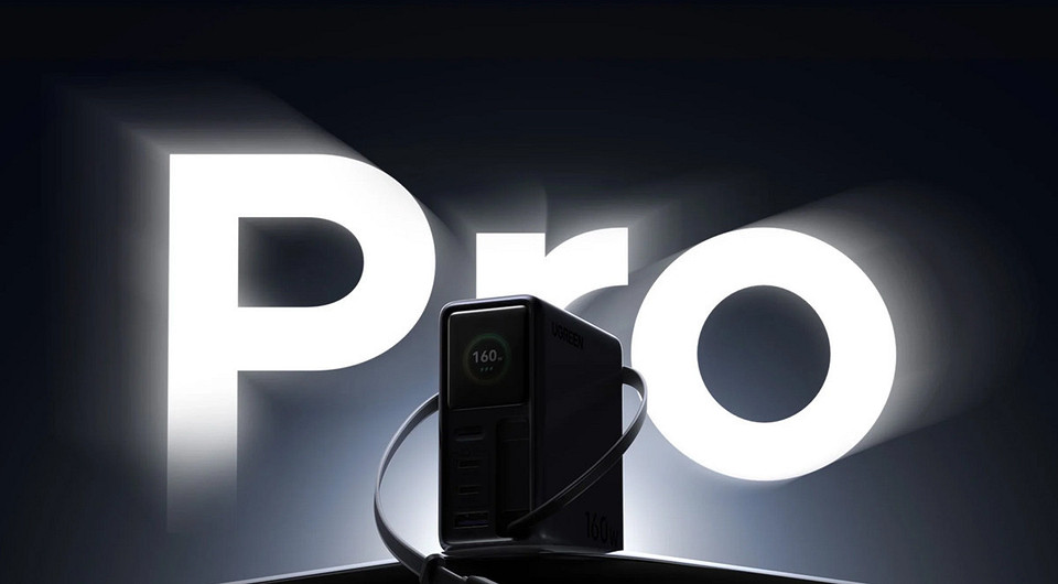 Зарядку с Wi-Fi видели? Представлена Ugreen Nexode Pro на 160 Вт для всех гаджетов