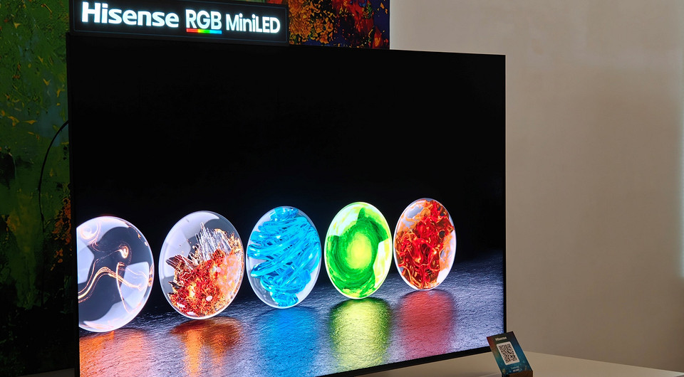 Hisense представил новую линейку телевизоров RGB Mini-LED в России