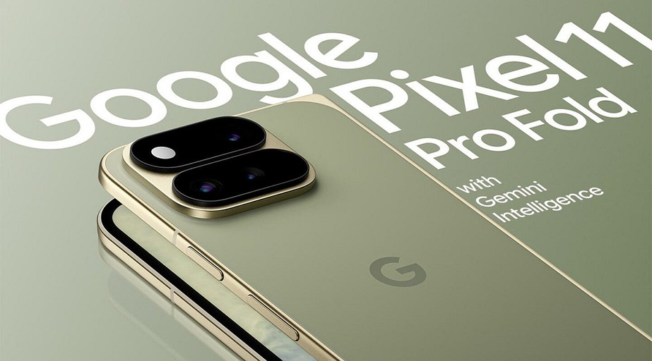 Просто красавец: складной флагман Google Pixel 11 Pro Fold показали на рендерах