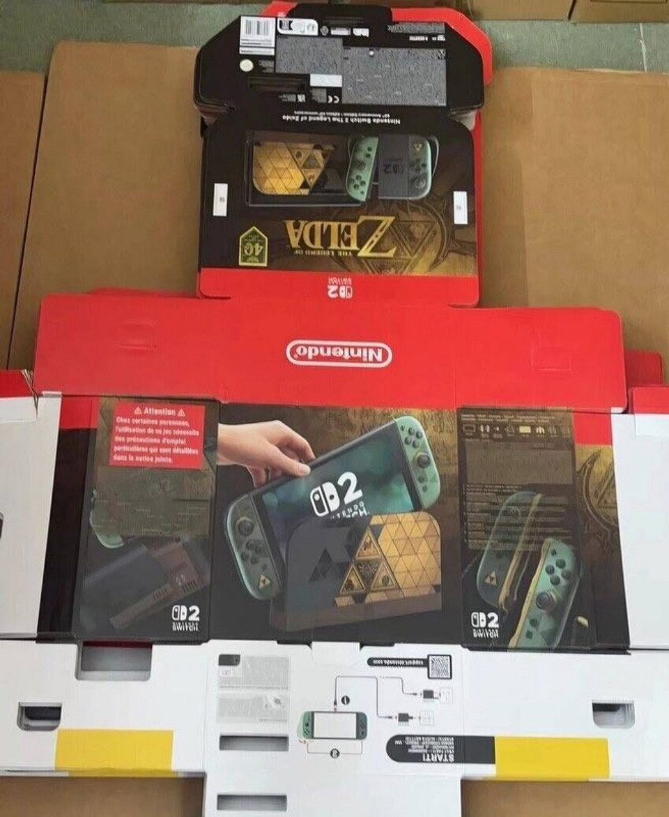 Новая Nintendo Switch 2 в дизайне The Legend of Zelda засветилась на фотографиях