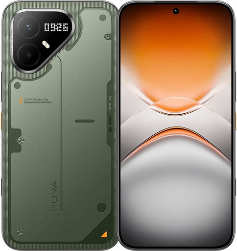Недорогой и необычный: вышел смартфон Tecno Pova 8 Pro со вторым экраном на спинке