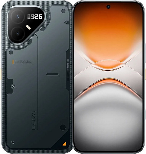 Недорогой и необычный: вышел смартфон Tecno Pova 8 Pro со вторым экраном на спинке