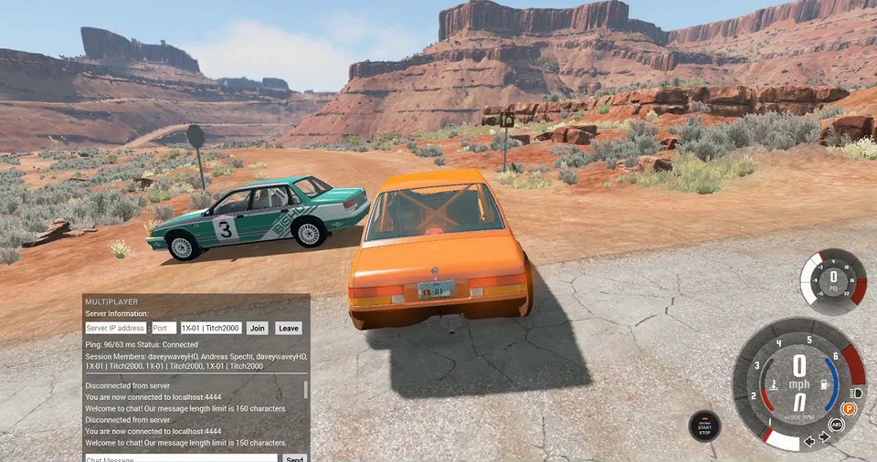 Как играть в BeamNG.drive с другом по сети