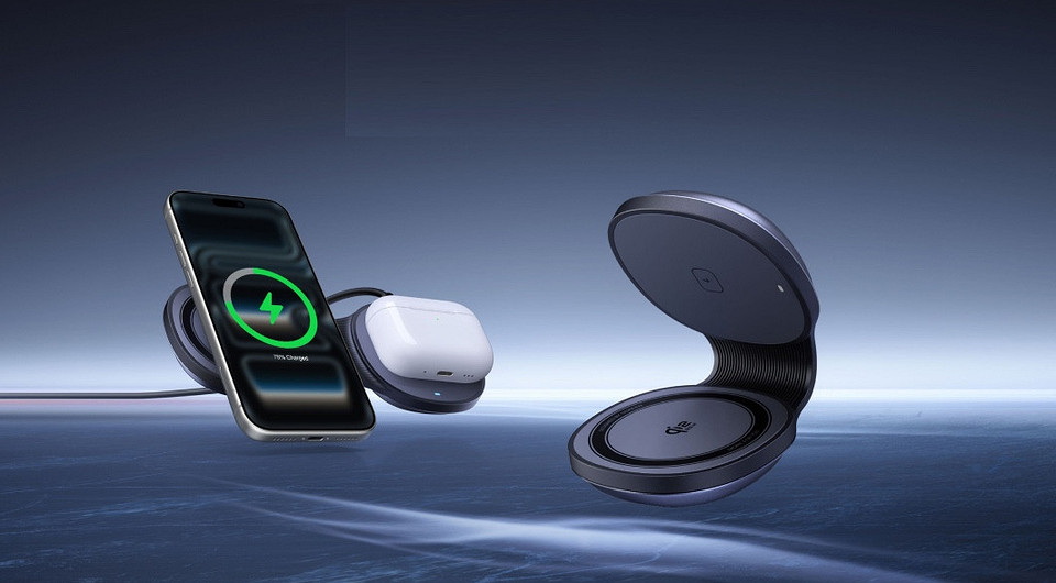 Ugreen возрождает идею MagSafe Duo. Новая зарядка 2-в-1 создана для путешествий