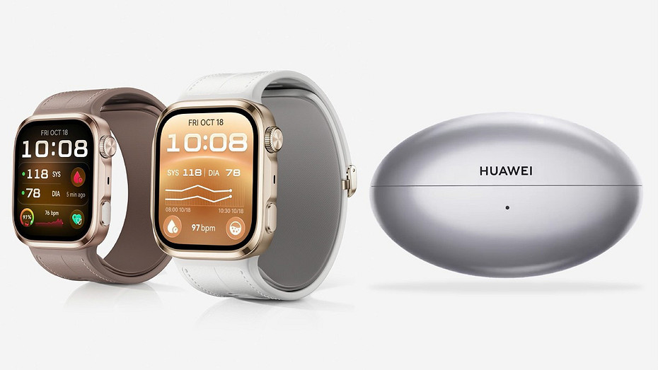 Новые часы и наушники HUAWEI засветились на рендерах. Watch D3 и FreeBuds Neo покажут вместе с nova 16s Pro