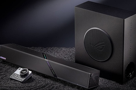 Представлен игровой саундбар Asus ROG Gjallar с Dolby Atmos и беспроводным сабвуфером