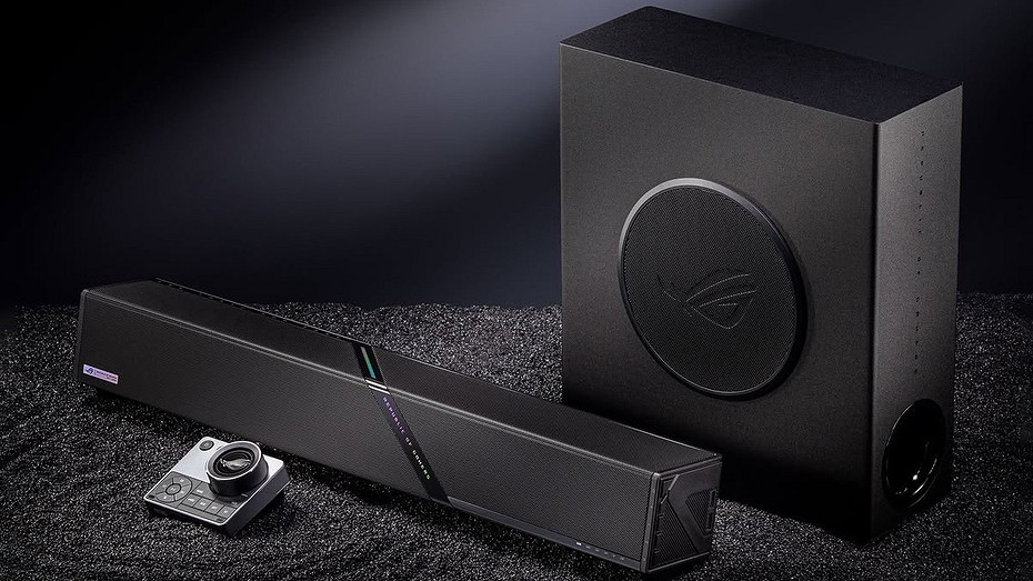 Представлен игровой саундбар Asus ROG Gjallar с Dolby Atmos и беспроводным сабвуфером