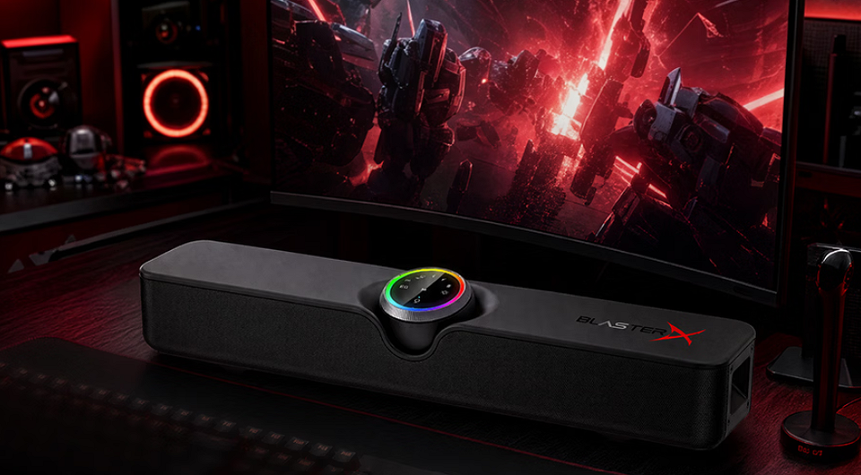 Creative сделала саундбар для геймеров с Bluetooth 6.0 и RGB
