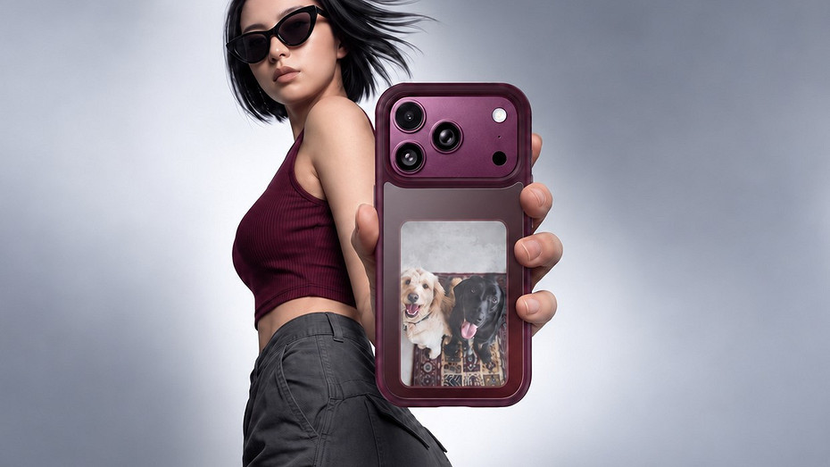 iPhone 18 Pro получил второй экран — почти как Xiaomi. Ugreen придумала чехол с E-Ink на задней панели