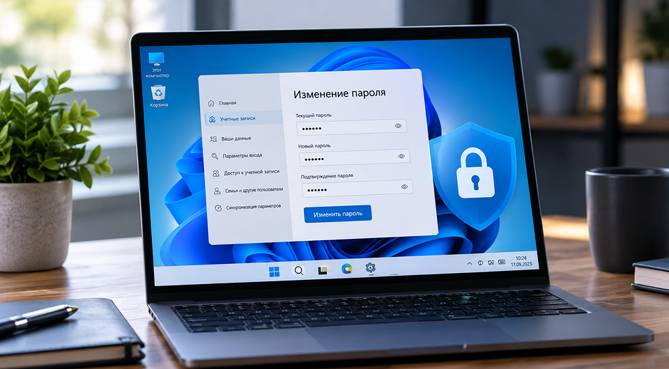  Как сменить пароль на компьютере с Windows 10 и 11
