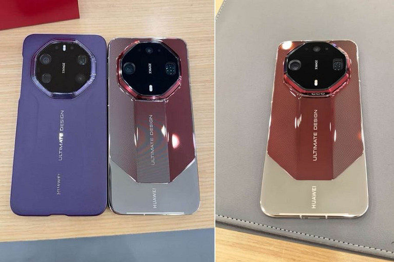 HUAWEI Mate 90 показали на живых фото. Флагман получил ярко-зеленый корпус и необычный блок камеры