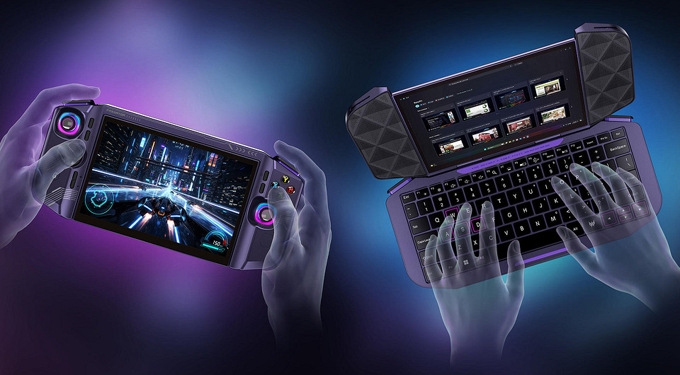 Acer показала необычную портативную консоль на два режима. Project DualPlay Mini превращается в мини-ноутбук