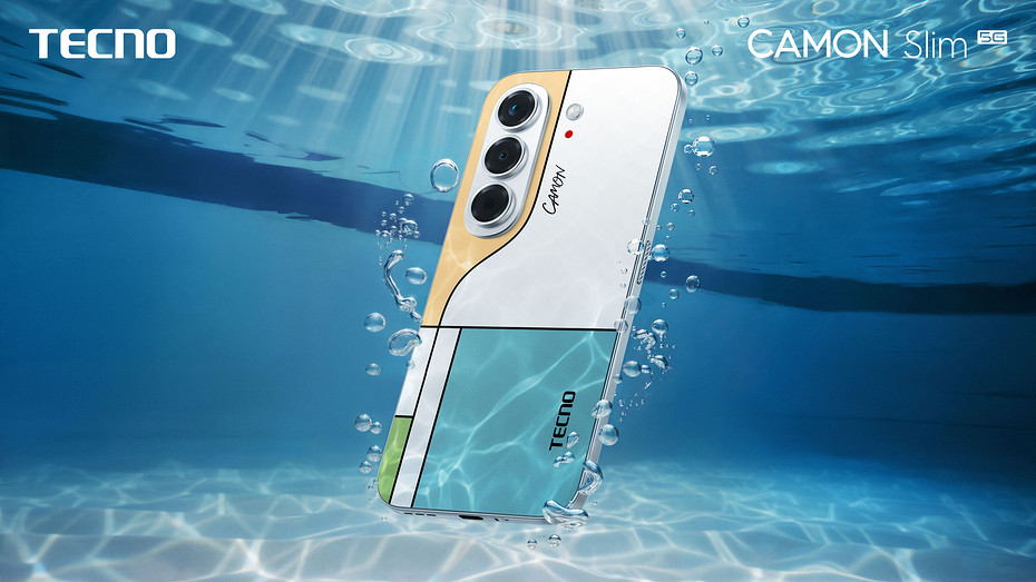 Apple, учись! Tecno выпустила тонкий смартфон Camon Slim 5G с тремя камерами